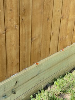 A Beautiful Red Wood Fence Project in Houston Texas