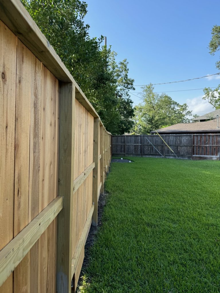 A Memorable Wooden Fence Project in Houston Texas