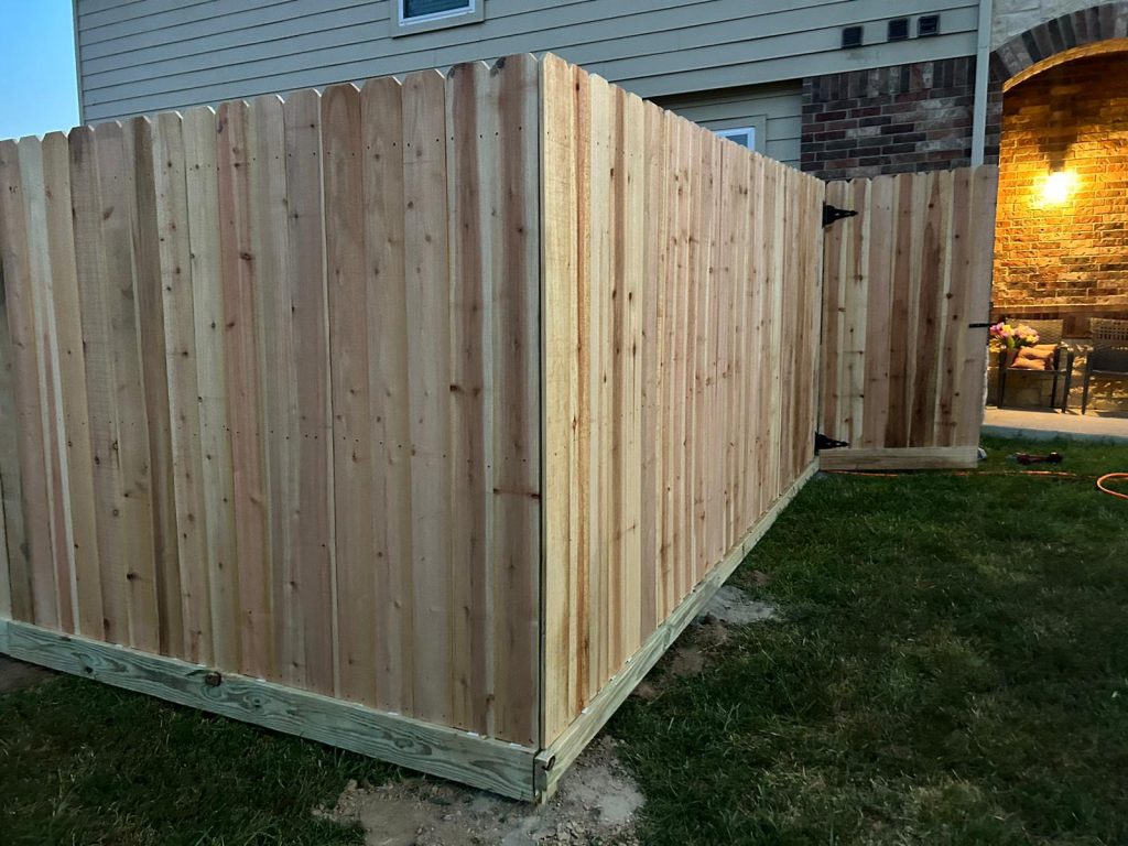 A Memorable Wooden Fence Project in Humble Texas