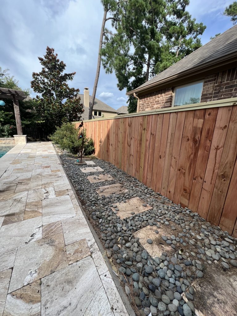 A Memorable Wooden Fence Project in Cypress Texas